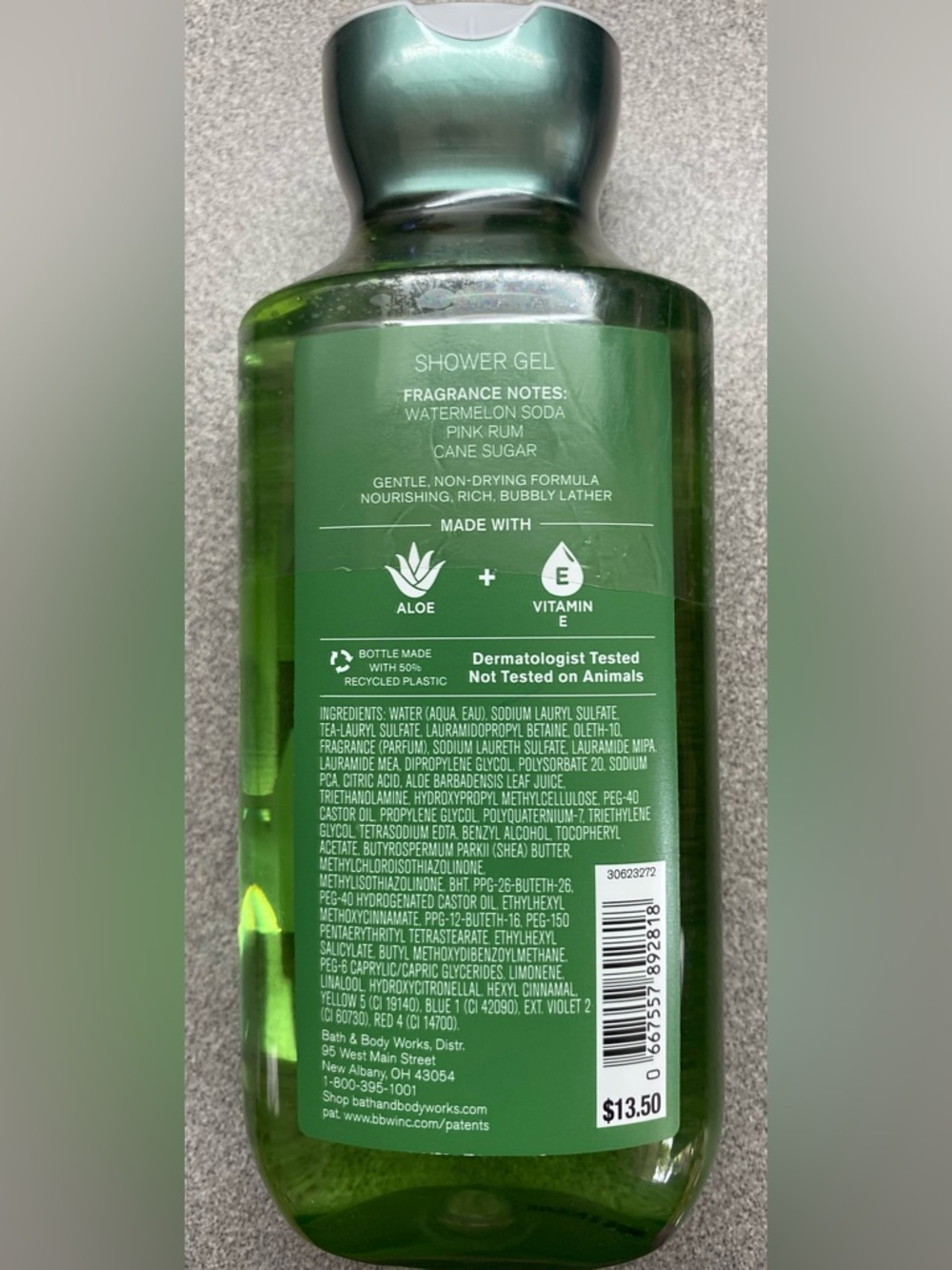NEW-BATH AND BODY WORKS WATERMELON MOJITO SHOWER GEL AND BODY CREAM SET - Picture 6 of 9